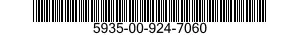5935-00-924-7060 CONNECTOR,PLUG,ELECTRICAL 5935009247060 009247060