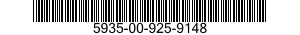 5935-00-925-9148 CONNECTOR,PLUG,ELECTRICAL 5935009259148 009259148