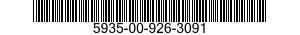 5935-00-926-3091 CONNECTOR,PLUG,ELECTRICAL 5935009263091 009263091