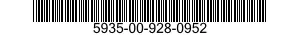 5935-00-928-0952 CONNECTOR,RECEPTACLE,ELECTRICAL 5935009280952 009280952