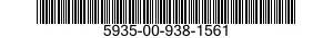 5935-00-938-1561 CONNECTOR,RECEPTACLE,ELECTRICAL 5935009381561 009381561