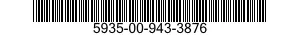 5935-00-943-3876 CONNECTOR,PLUG,ELECTRICAL 5935009433876 009433876