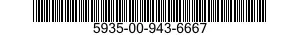 5935-00-943-6667 CONNECTOR,RECEPTACLE,ELECTRICAL 5935009436667 009436667