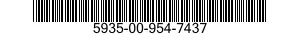 5935-00-954-7437 SOCKET,PLUG-IN ELECTRONIC COMPONENTS 5935009547437 009547437