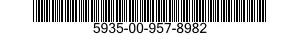 5935-00-957-8982 STRAP NUT,PLUG-IN ELECTRONIC COMPONENTS SOCKET 5935009578982 009578982