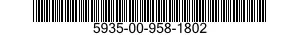 5935-00-958-1802 SOCKET,PLUG-IN ELECTRONIC COMPO 5935009581802 009581802