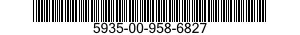 5935-00-958-6827  5935009586827 009586827