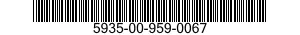 5935-00-959-0067 COVER,ELECTRICAL CONNECTOR 5935009590067 009590067