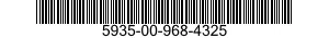 5935-00-968-4325  5935009684325 009684325