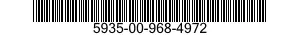 5935-00-968-4972 CONNECTOR,RECEPTACLE,ELECTRICAL 5935009684972 009684972