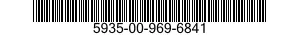 5935-00-969-6841 CONNECTOR,RECEPTACLE,ELECTRICAL 5935009696841 009696841
