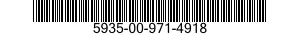 5935-00-971-4918 CONNECTOR,PLUG,ELECTRICAL 5935009714918 009714918