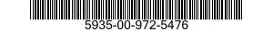 5935-00-972-5476 CONNECTOR,PLUG,ELECTRICAL 5935009725476 009725476
