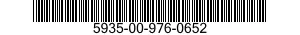 5935-00-976-0652 CONNECTOR,PLUG,ELECTRICAL 5935009760652 009760652