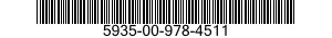 5935-00-978-4511 CONNECTOR,RECEPTACLE,ELECTRICAL 5935009784511 009784511