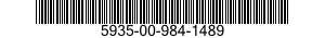5935-00-984-1489 CONNECTOR,PLUG,ELECTRICAL 5935009841489 009841489