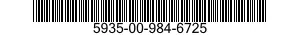 5935-00-984-6725 SOCKET,PLUG-IN ELECTRONIC COMPON 5935009846725 009846725