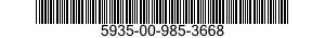 5935-00-985-3668  5935009853668 009853668