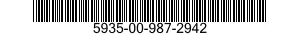 5935-00-987-2942 ADAPTER,CABLE CLAMP TO CONNECTOR 5935009872942 009872942