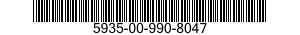 5935-00-990-8047 SOCKET,PLUG-IN ELECTRONIC COMPON 5935009908047 009908047