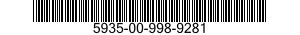 5935-00-998-9281 POLARIZING KEY,ELECTRICAL CONNECTOR 5935009989281 009989281