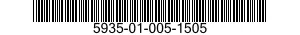 5935-01-005-1505 CONNECTOR,PLUG,ELECTRICAL 5935010051505 010051505