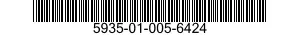 5935-01-005-6424 CONNECTOR,RECEPTACLE,ELECTRICAL 5935010056424 010056424