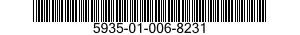 5935-01-006-8231 CONNECTOR,RECEPTACLE,ELECTRICAL 5935010068231 010068231