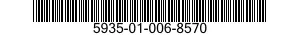 5935-01-006-8570 CONNECTOR,PLUG,ELECTRICAL 5935010068570 010068570