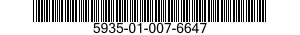 5935-01-007-6647  5935010076647 010076647