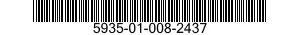 5935-01-008-2437 CONNECTOR,RECEPTACLE,ELECTRICAL 5935010082437 010082437