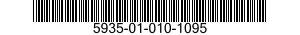 5935-01-010-1095 CONNECTOR,PLUG,ELECTRICAL 5935010101095 010101095