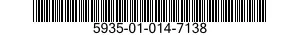 5935-01-014-7138 CONNECTOR,RECEPTACLE,ELECTRICAL 5935010147138 010147138
