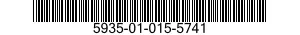 5935-01-015-5741 SOCKET,PLUG-IN ELECTRONIC COMPONENTS 5935010155741 010155741