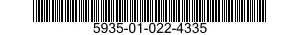 5935-01-022-4335  5935010224335 010224335