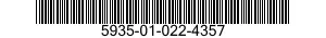 5935-01-022-4357  5935010224357 010224357