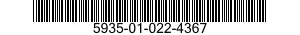 5935-01-022-4367  5935010224367 010224367