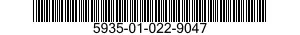 5935-01-022-9047 CONNECTOR,PLUG,ELECTRICAL 5935010229047 010229047