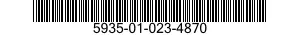5935-01-023-4870 CONNECTOR BODY,RECEPTACLE,ELECTRICAL 5935010234870 010234870