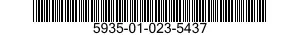 5935-01-023-5437 CONNECTOR,RECEPTACLE,ELECTRICAL 5935010235437 010235437