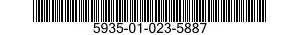 5935-01-023-5887 SOCKET,PLUG-IN ELECTRONIC COMPONENTS 5935010235887 010235887