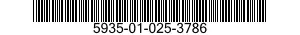 5935-01-025-3786  5935010253786 010253786