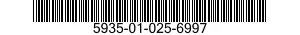 5935-01-025-6997 SOCKET,PLUG-IN ELECTRONIC COMPON 5935010256997 010256997
