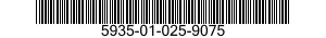 5935-01-025-9075 SOCKET,PLUG-IN ELECTRONIC COMPON 5935010259075 010259075