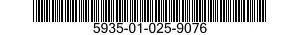 5935-01-025-9076 SOCKET,PLUG-IN ELECTRONIC COMPONENTS 5935010259076 010259076