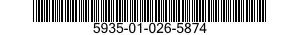 5935-01-026-5874  5935010265874 010265874