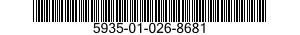 5935-01-026-8681  5935010268681 010268681