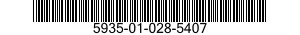 5935-01-028-5407 CONNECTOR,PLUG,ELECTRICAL 5935010285407 010285407
