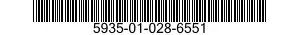 5935-01-028-6551 CONNECTOR,PLUG,ELECTRICAL 5935010286551 010286551