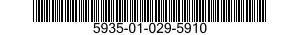5935-01-029-5910 CONNECTOR,PLUG,ELECTRICAL 5935010295910 010295910
